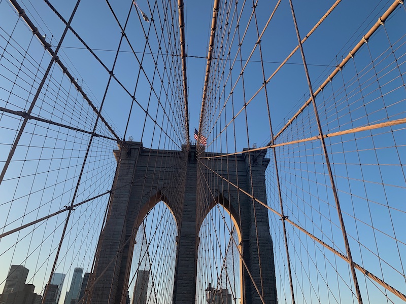 October 15 photo of the Brooklyn Bridge